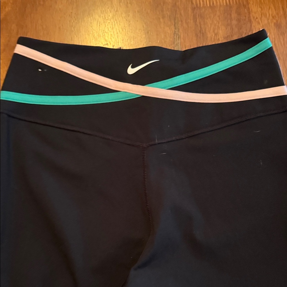 Nike Women's leggings with Pink and Green Accents